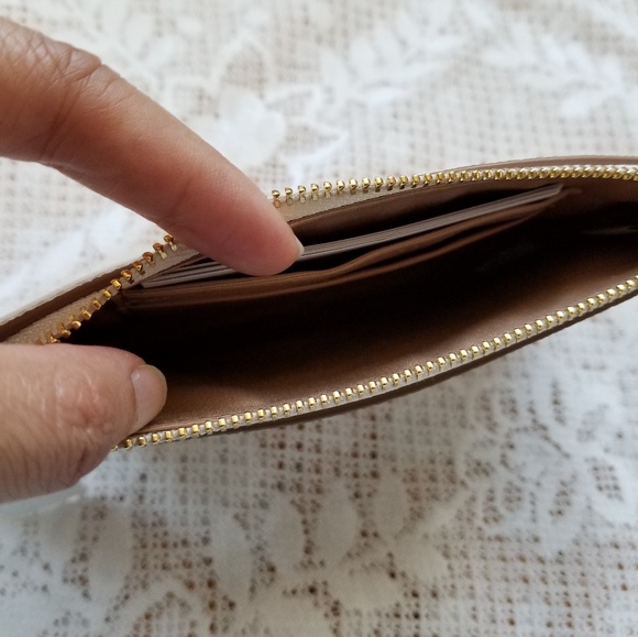 Coach Corner Zip Wristlet in Chalk - Picture 5 of 5